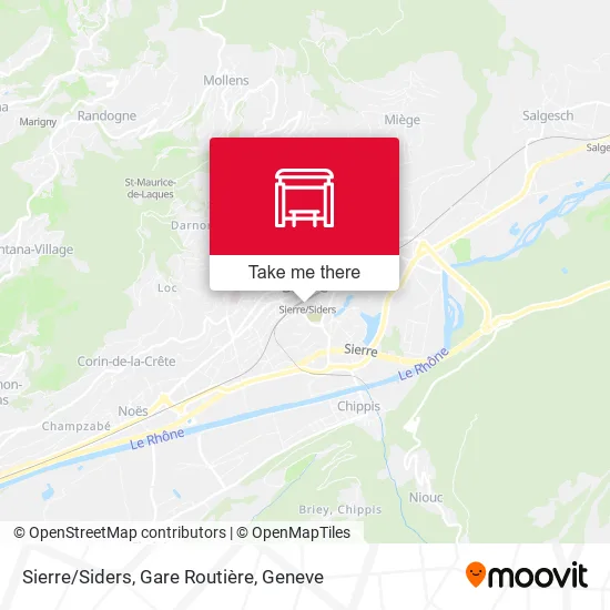 Sierre/Siders, Gare Routière map