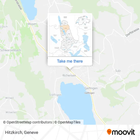 Hitzkirch map