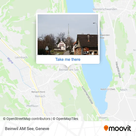 Beinwil AM See map