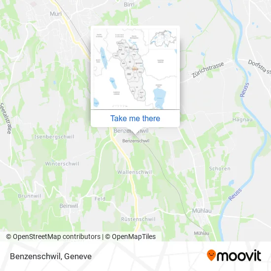 Benzenschwil map