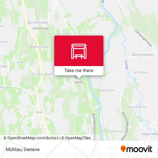 Mühlau map