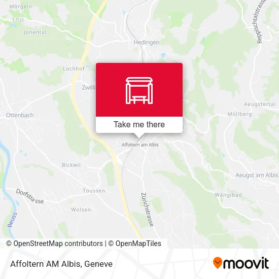 Affoltern AM Albis map