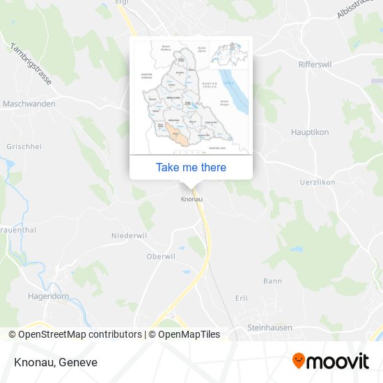 Knonau map
