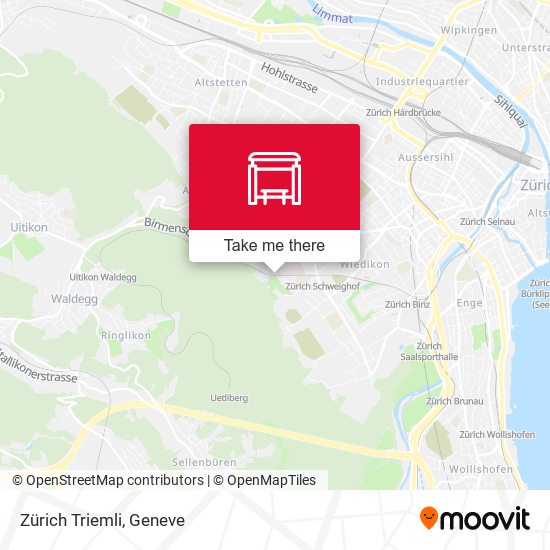 Zürich Triemli map