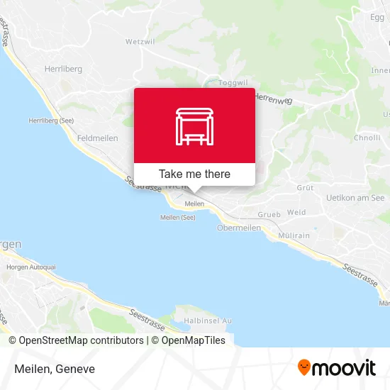 Meilen map