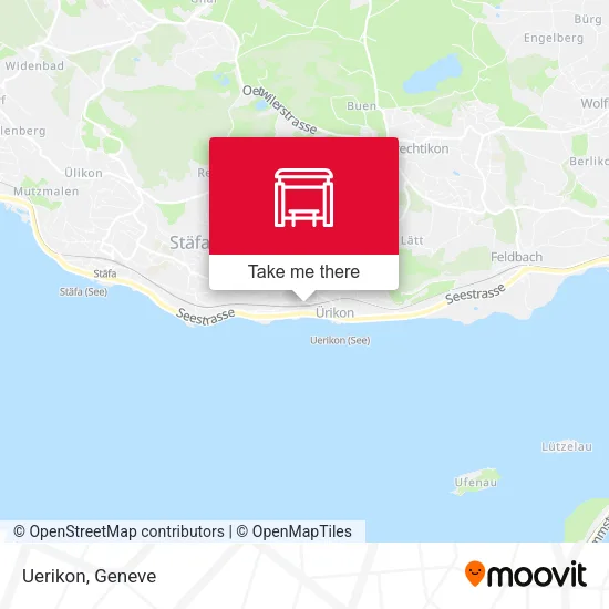 Uerikon map