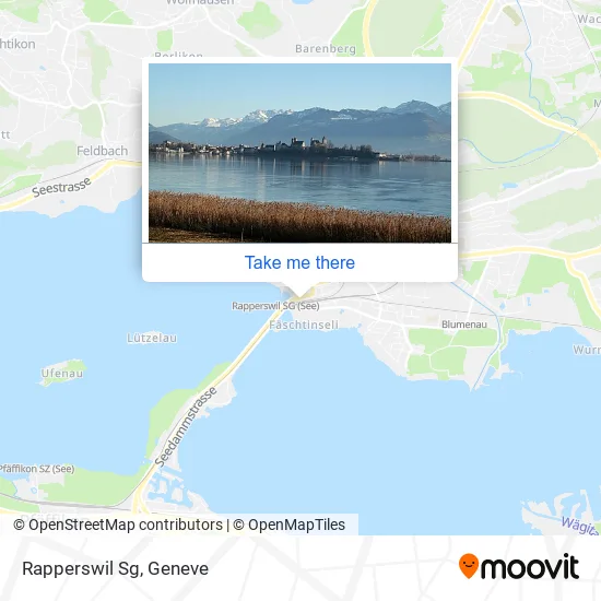Rapperswil Sg map