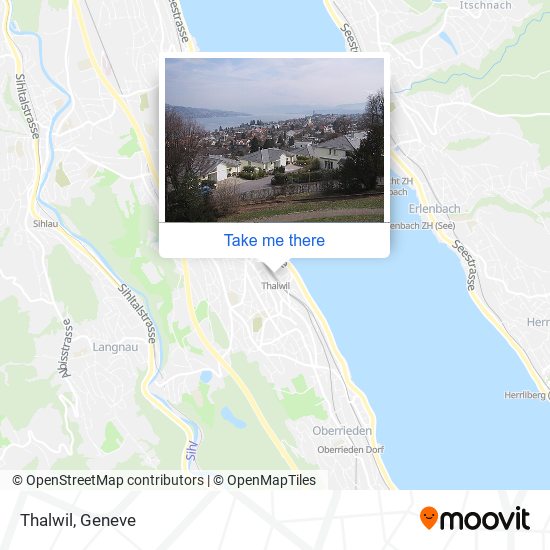 Thalwil map