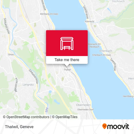 Thalwil map
