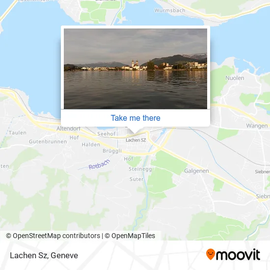 Lachen Sz map