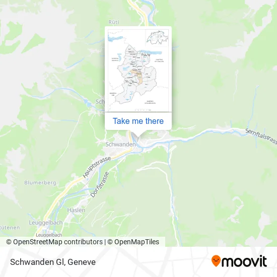 Schwanden Gl map