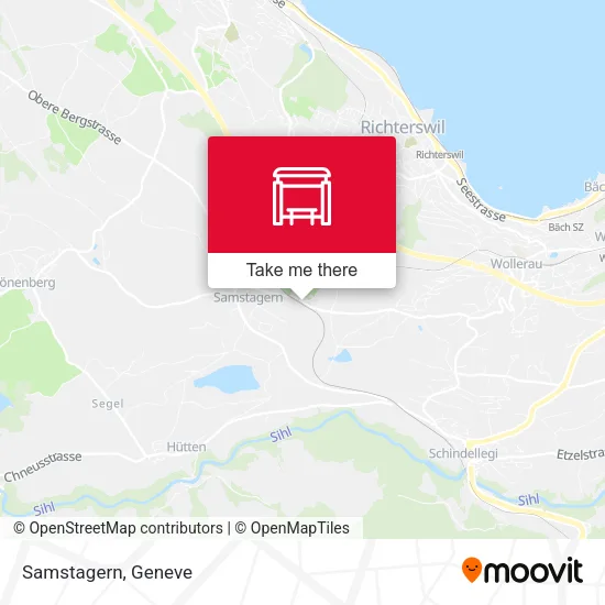 Samstagern map