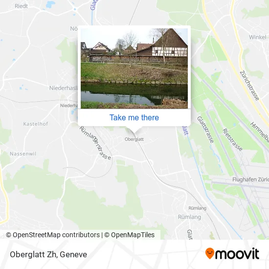 Oberglatt Zh map