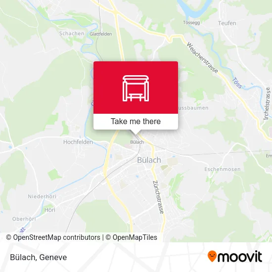 Bülach map