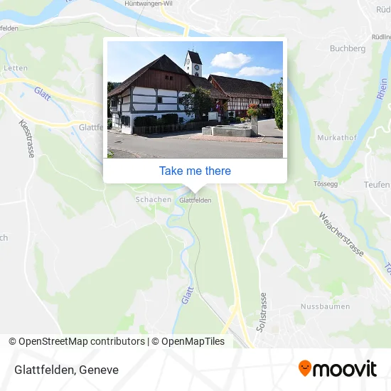 Glattfelden map