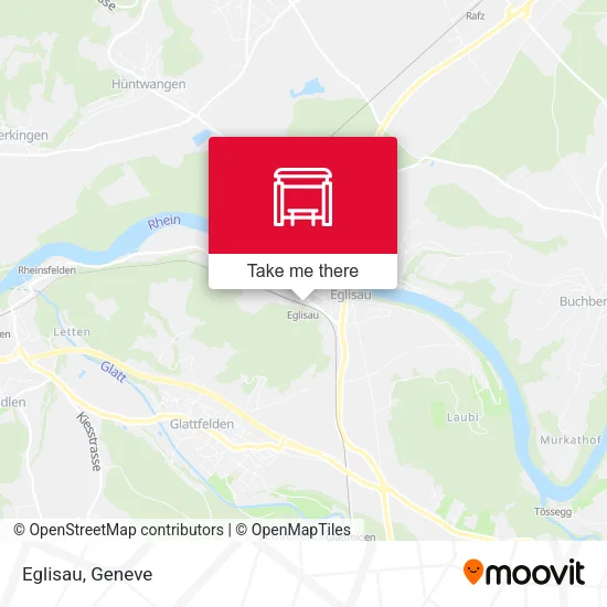 Eglisau map