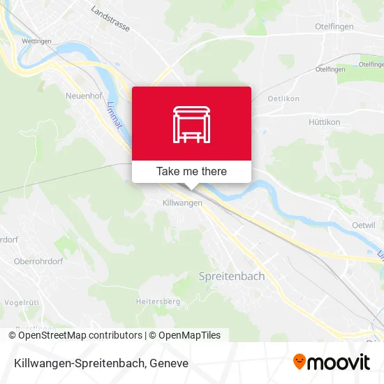 Killwangen-Spreitenbach map