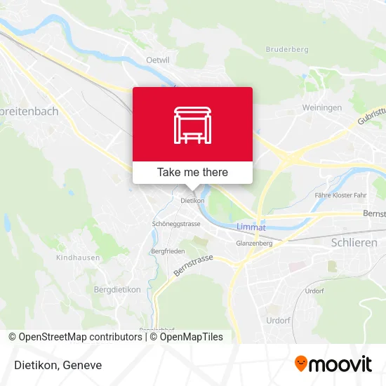 Dietikon map