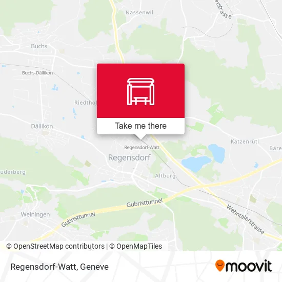 Regensdorf-Watt map