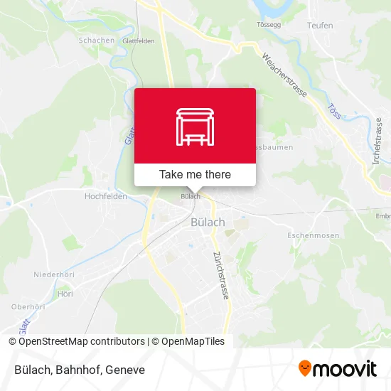 Bülach, Bahnhof map