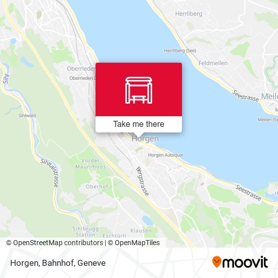 Horgen, Bahnhof map