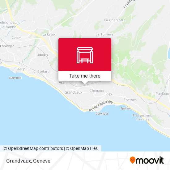 Grandvaux map