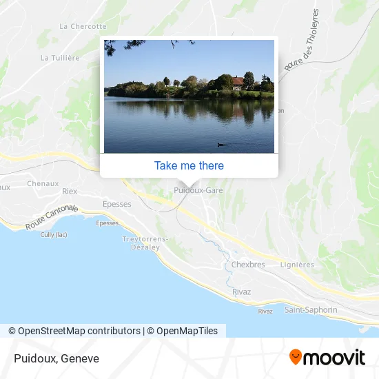 Puidoux map
