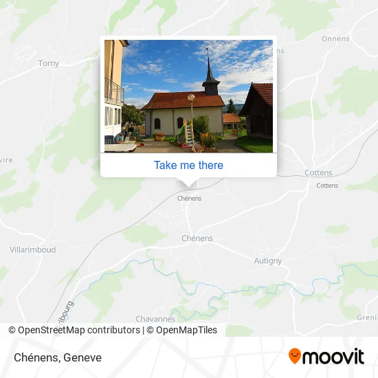 Chénens map