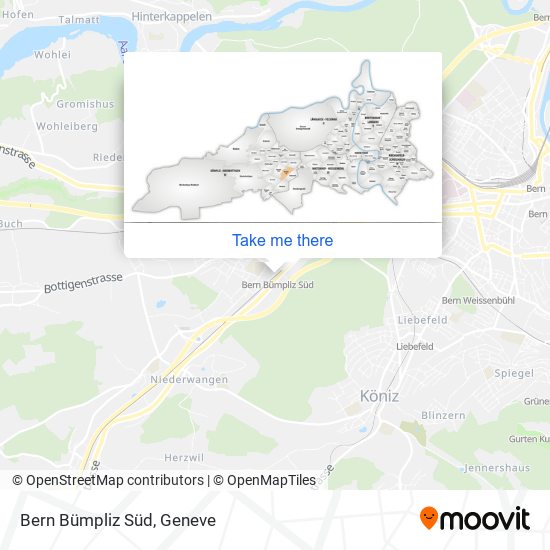 Bern Bümpliz Süd map