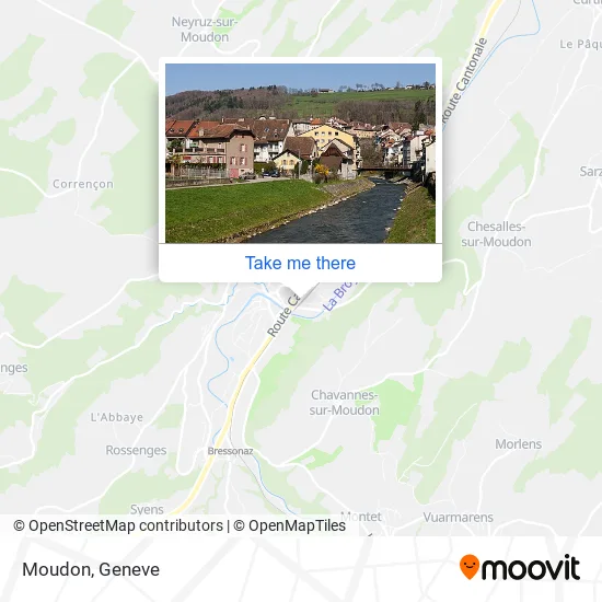 Moudon map