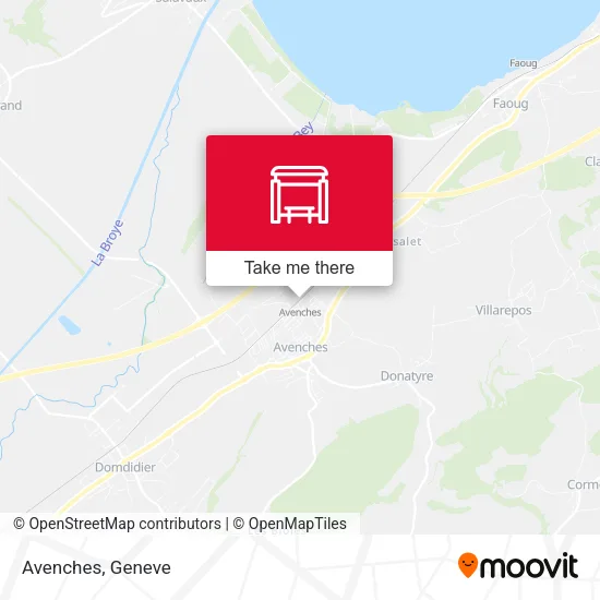 Avenches map