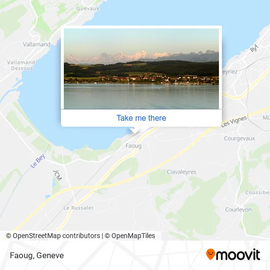 Faoug map