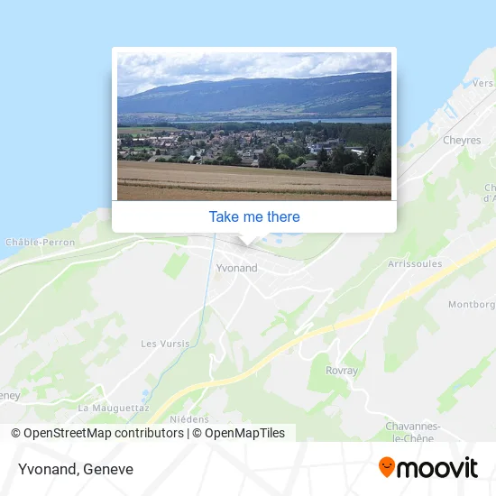 Yvonand map