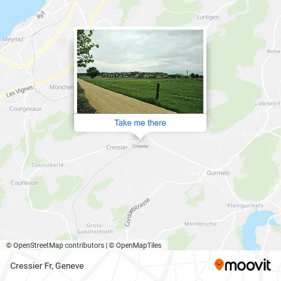 Cressier Fr map