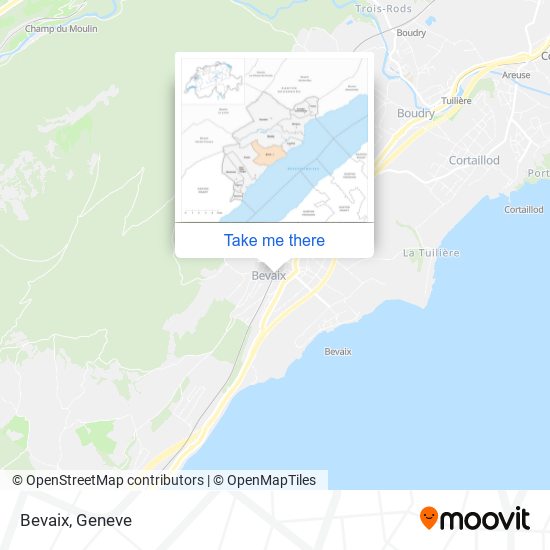 Bevaix map