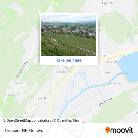 Cressier NE map