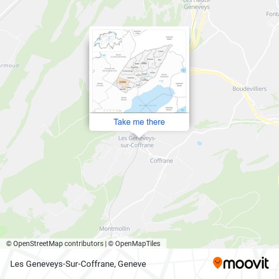 Les Geneveys-Sur-Coffrane plan