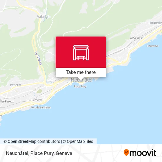 Neuchâtel, Place Pury map