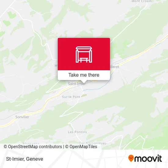St-Imier map