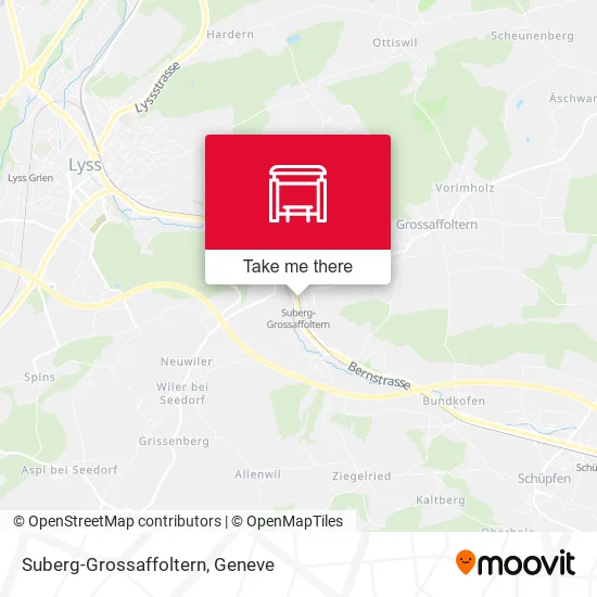 Suberg-Grossaffoltern map