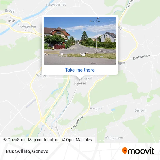 Busswil Be map