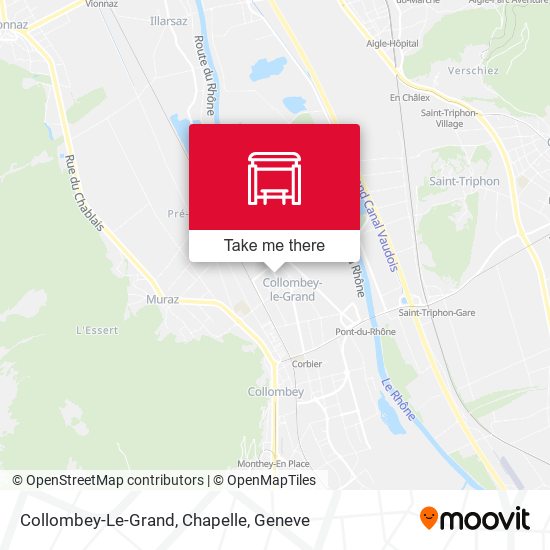 Collombey-Le-Grand, Chapelle map