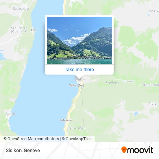 Sisikon map