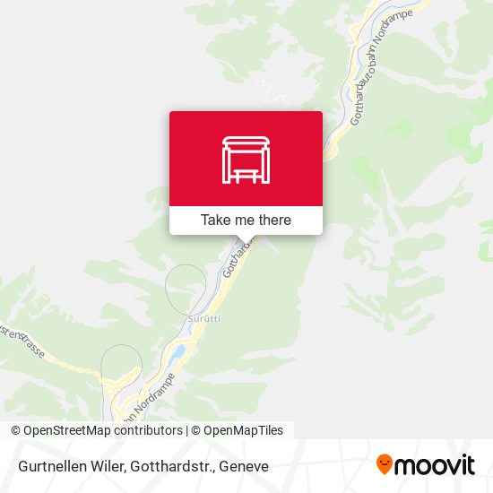 Gurtnellen Wiler, Gotthardstr. map