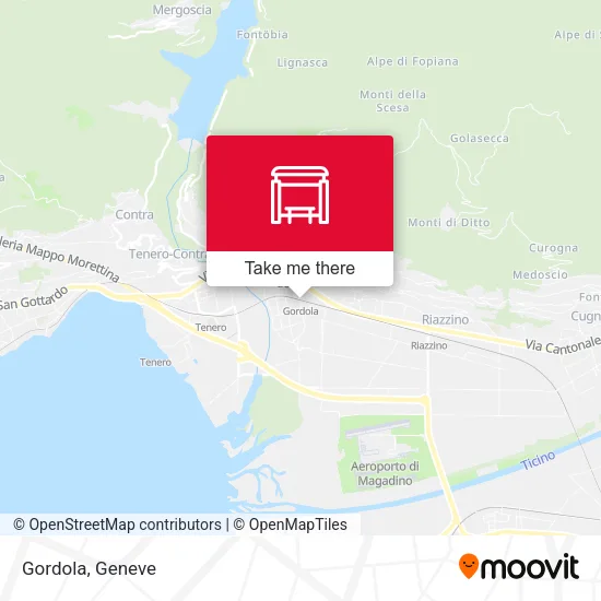 Gordola map