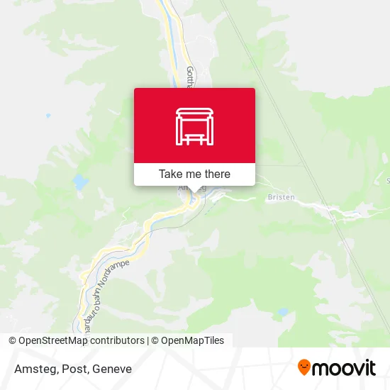 Amsteg, Post plan