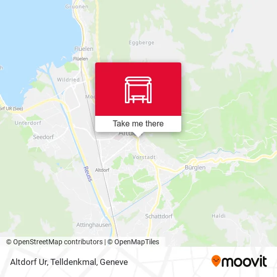 Altdorf Ur, Telldenkmal map