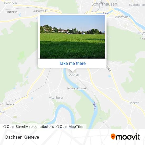 Dachsen map