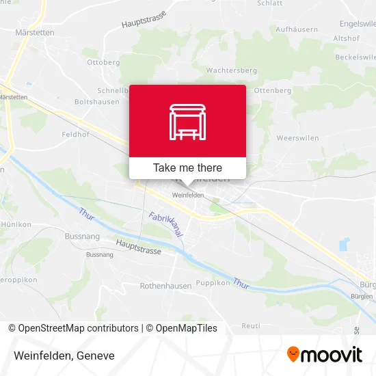 Weinfelden map