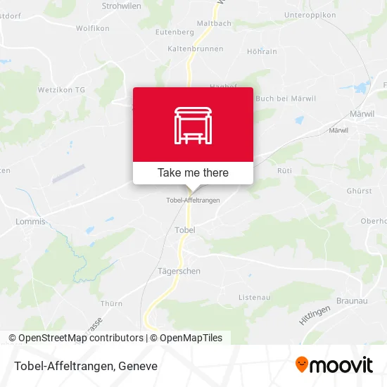 Tobel-Affeltrangen map